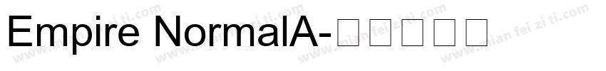 Empire NormalA字体转换